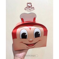 Official Jollibee & Mcdonalds Kiddie Meal Happy Meal Box Packaging