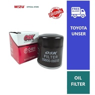 MIZU (NEW) OSK O-1651 OIL FILTER TOYOTA UNSER O-6010