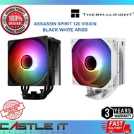 Thermalright Assassin Spirit 120 Vision Black White ARGB CPU Cooler Intel LGA 1700 1851 AMD AM4 AM5