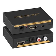 ตัวแปลงสัญญาณ hdmi to hdmi with audio optical 5.1 LR converter