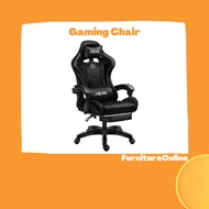 RGB Gaming Chair With Light Study Chair Steel Feet Office Chair Kerusi Komputer Kerusi Urut