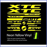 ▦ ◱ ☀ GIANT XTC SLR FRAME DECALS