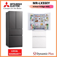 Mitsubishi MR-LX55EY 4-Door Fridge - 442L
