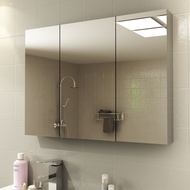 Wall-Mounted Stainless Steel Bathroom Mirror Cabinet / Toilet Mirror Box Toilet Mirror With Shelf Dressing Storage 浴室镜柜