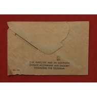 TELEGRAM ENQUIRY Envelope With Letter