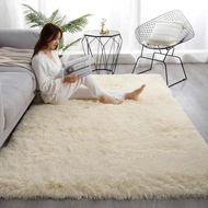 Soft Wool Tie-Dye Carpet Plush Living Room Bedroom Bedside Carpet Floor Mat House