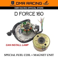 DEMAK D FORCE 160 Special Stator Fuel Coil with LED & Std Magnet Assy Unit (Motocross/PitBike)