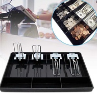 Hot Sale Hard Case Clip Cash Register Box New Classify Store Cashier Coin Drawer Box Cash Drawer Tray Money Counter Case