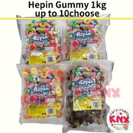 Hepin Gummy Candy 1kg / Thai Mix Fruit Gummy 1kg gummy borong