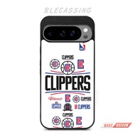 Hardcase Hybrid Cover Casing Google Pixel 9 8 7 6 5 4 3 A XL Pro Tpu NBA Clippers BC776