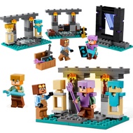 lego minecraft minecraft toy Suitable for Lego Building Blocks Minecraft Army Underbound Transportat
