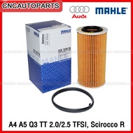 MAHLE ไส้กรองน้ำมันเครื่อง A4 A5 Q3 TT 2.0/2.5 TFSI Scirocco R OX379D
