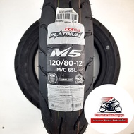 Corsa Platinum M5 120/80-12 Vespa Matic New Freego Stylo Tubeless Motorcycle Tire