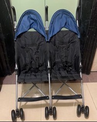 輕便秒收雙人推車