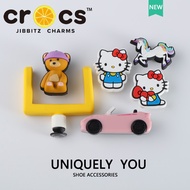 Jibbitz cross Shoe Buckle hello kitty Bear Cute Cartoon clog Shoe Accessories