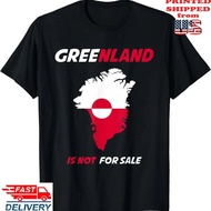 Greenland Bukan Untuk Dijual Map Sokongan Denmark T Shirt