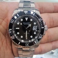 Balmer 8135G SS-4 Men's Automatic Sapphire 50M Stainless Steel Bracelet Watch (FREE Rubber Strap)