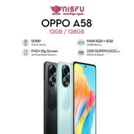 OPPO A58 NFC - RAM 8+8GB / ROM 128GB - GARANSI RESMI
