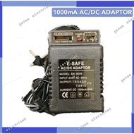 Universal 1000mA AC/DC Adaptor