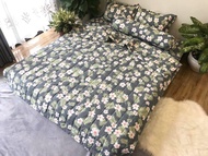 Bộ Chăn Ga Gối Combo 5 Món - Hoa Nhí ( 1 Drap + 2 Vỏ Gối Nằm + 1 Chăn Hè + 1 Vỏ Gối Ôm )