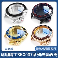 อุปกรณ์เสริมสำหรับนาฬิกาดัดแปลง nh35แกนเครื่อง srpd51เบอร์5 Seiko ใหม่เคสนาฬิกาสแตนเลสกระจกแร่