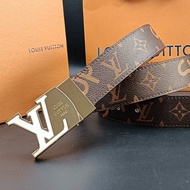 Lv New Style Fashion Trendy Men's Belt All-Match Casual Graffiti Belt AK