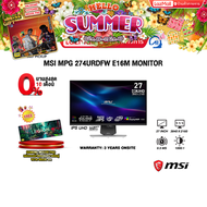 [ผ่อน 0% 10 ด.]MSI MPG 274URDFW E16M MONITOR (IPS UHD 160Hz)/ประกัน 3 Years Onsite