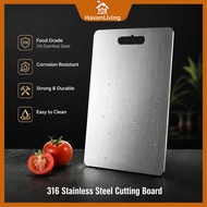 316 Stainless Steel Cutting Board Thickened Double-Sided Cutting Board Antibacterial Chopping Board