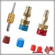 AMOONA R1234YF Fitting Connector R1234YF to R134A Quick Coupler Adapter  Low Side Connector Conversi
