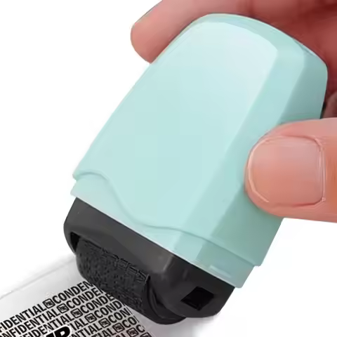 Privacy Stamp Roller Reusable Ink Address Eraser Roller For Privacy Protection Easy Using Security S