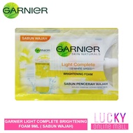 GARNIER LIGHT COMPLETE BRIGHTENING FOAM 9ML SACHET / SABUN CUCI MUKA