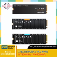 Western Digital/WD BLACK SN850X SN850 PS5 M.2 NVME SSD 1TB2TB GAME DRIVE GAMEING DISQUE