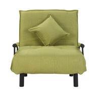 [特價]E-home Comfort康芙居家14段調節布面沙發床-幅80cm-綠色