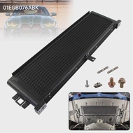 S58 Engine BMW 21-24 G8X M2/M3/M4 Fit Black Aluminum Oil Cooler Upgrade w/Rock Guard & Perf. Bar&Pla