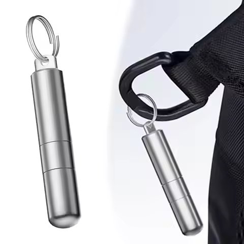 2-in-1 Keychain - Cleaning Brush + SIM Card Removal Pin Mobile Phone Card Pick-up Pin, Earphone Clea