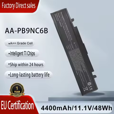 11.1V Laptop Battery AA-PB9NC6B AA-PB9NS6W For Samsung R530 R540 RV510 RV511 RV515 NP300E5A NP300V5A