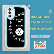 OPPO Reno 2Z 3 4 4F 5 5K 6 7 8 8T 7Z 8Z 9 F21 S A1 Pro 5G 4G Korean Phone Case EXO LOGO WE ARE ONE c