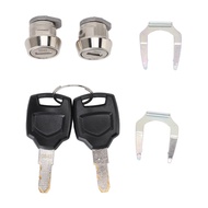 Myhome-sg Motorcycle Top Box Lock Cylinder Core Plug and Keys for 25L 32L 36L 40L 45L 50L 55L 60L 65