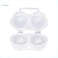 VA Outdoor Eggs Container Case with Shockproof Construction 2 Slots Multipurpose Eggs Carriers Tray 