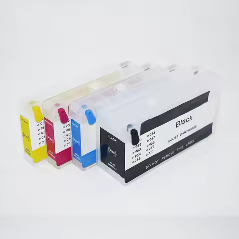 BOMA-TEAM H711 HP711XL 711 711XL Refillable Ink Cartridge Or Auto Reset Chip For HP 711 T120 T520 12