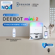 [2026 NEW] DEEBOT Mini 2 Robot Vacuum Cleaner | 10000 PA | 63°C Hot Air Drying | Pet Hair Anti-Tangl