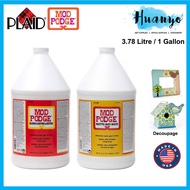 Plaid Mod Podge Non Toxic Waterbase Sealer,Decoupage Glue & Finish [3.78 Litre / 1 Gallon] (Gloss / 