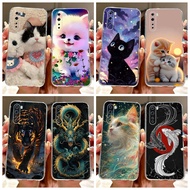 Soft Casing For OnePlus Nord / OnePlus 8 Nord 5G / OnePlus Z AC2001 AC2003 Phone Case Cute Cats Drag