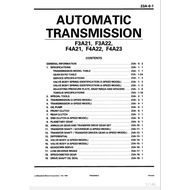 Proton Iswara Wira Auto Transmission / gearbox Repair Manual