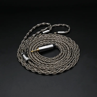 XINHS-07 สายอัพเกรดหูฟัง XINHS8 Core Silver Foil Wire QDC-TFZ-MMCX-KZ-QDC สำหรับ SE846 SE535 UE900S