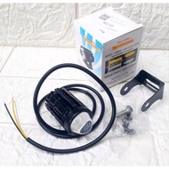 MATA Laser gun Led D2 mini 2 color white far near Laser Gun D2 Super Bright SQL 1 EYE