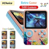 Portable Game Players Mini G5 Retro Game Console 500-in-1 Games Handheld Gameboy-Style Gaming Device