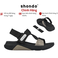 Giày SHONDO Sandal Nam Nữ F7 Racing Thời Trang Êm Nhẹ Đi Học Đi Chơi Màu Đen Nâu F7R1195