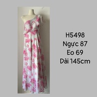 H5498 54 2-hand flared floral maxi dresses for street parties