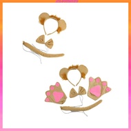 [Kloware2] Kids Lion Costume Set Animal Fancy Costume Hair Hoop Cute Headband Lion Costumes